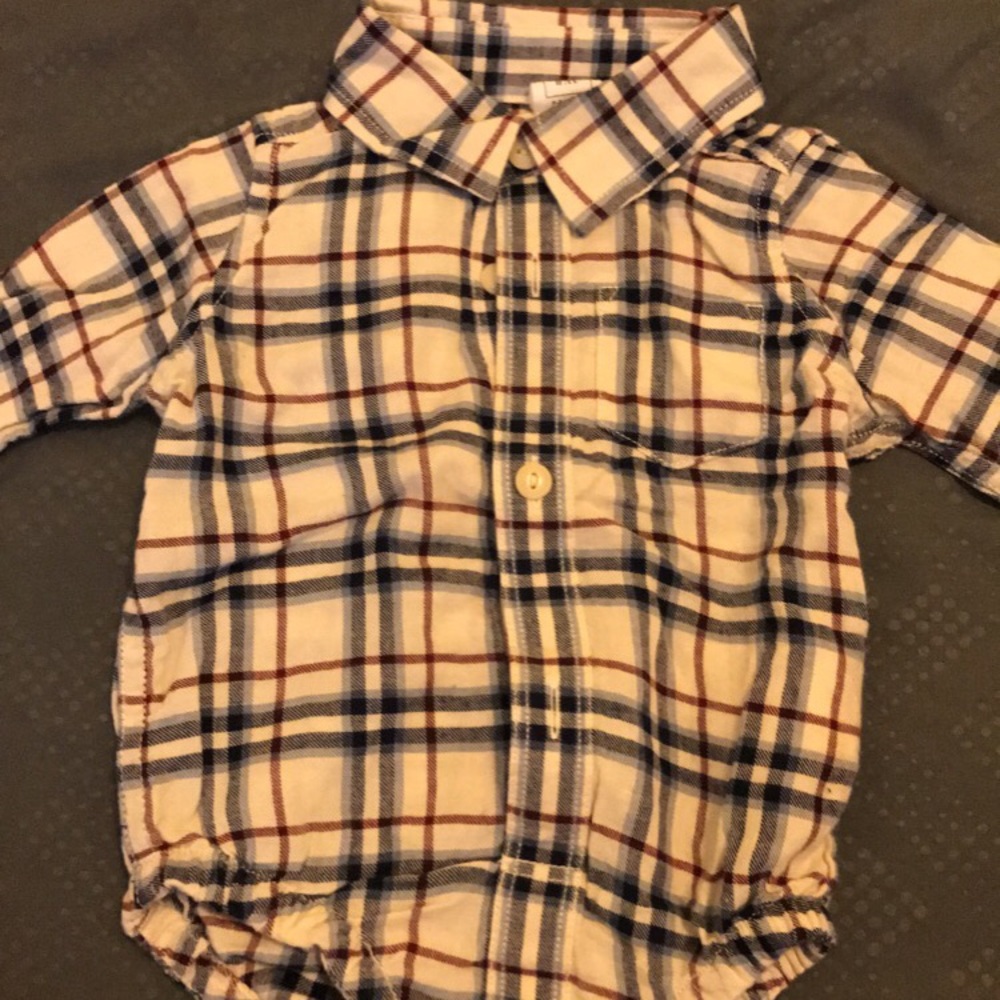 Boy flannel size 0-3 months